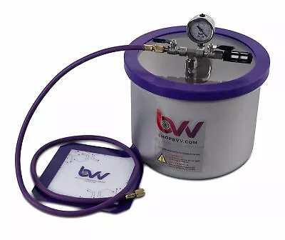 BVV Best Value Vacs 3 Gallon WIDE Stainless Steel Vacuum Chamber • $149