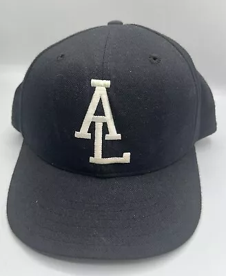 Vintage American League Umpire Hat Cap Fitted 6 7/8 New Era Pro Model Diamond • $54.99