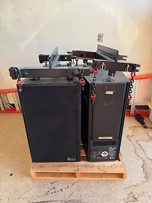 (2) Meyer MSL-4 Loudspeaker Pair With Fly Hardware (POWERED) GREAT SHAPE! • $3000