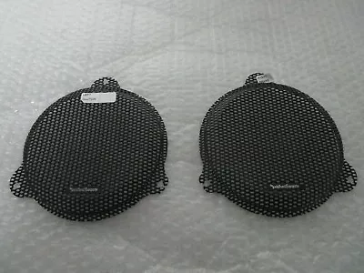 14-23 Harley Touring Rockford Fosgate Black Metal Front Fairing Speaker Grilles • $19.99