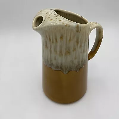 Vintage Canonsburg Ironstone Water Pitcher Pottery Butterscotch Drip Glaze 9.5” • $29.99