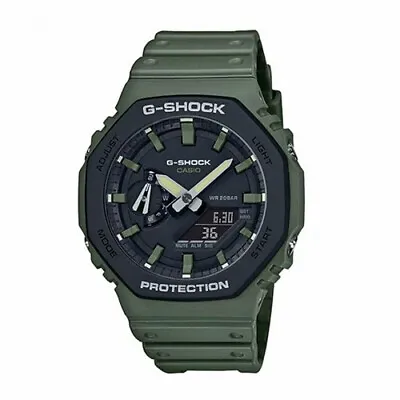 Casio G-Shock Khaki Utility Colour Mens Watch GA2110SU-3A GA-2110SU-3A • $179.40