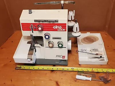 Elna Lock Pro 4 Overlock Serger Sewing Machine For Parts Looks Good • $69.99