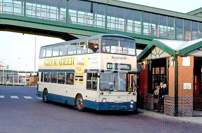£2 • Buy Blackpool Leyland Atlantean Bus 302 Sheffield Omnibus 1994 Orig Slide+copyright