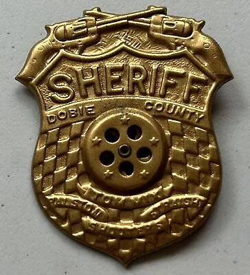 $22 • Buy Old Tom Mix Sheriff Dobie County Badge Ralston Straight Shooters Cereal Premium 