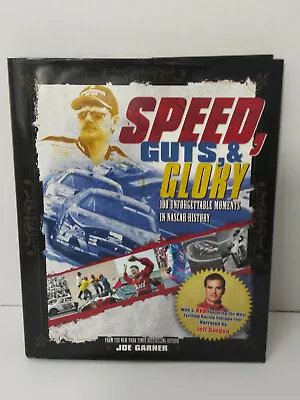 NASCAR Memorabilia Book Speed Guts & Glory Unforgettable Moments With DVD • $7.99