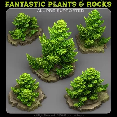 Ancient Pines-3D Printed Resin RPG/Dungeons & Dragons Tabletop Terrain • $15