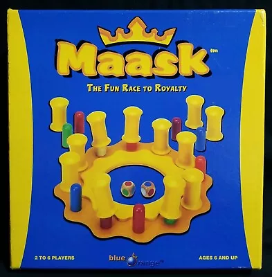 MAASK By Blue Orange Memory Racing Hiding Wood Board Game 2004 Mask • $8