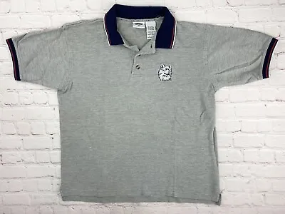 $20 • Buy Vintage 90s UConn Huskies Polo Shirt Adult Medium NCAA Basketball Mens
