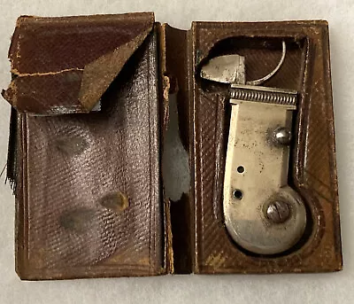 Rare Civil War Medical Fleam Silver In Original Case • $250