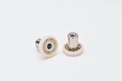 Cuscinetti Box Doccia VR - Kit 2 Pezzi | Diam. 19 Mm | Per Cabine Semicircolari | Materiale Ottone E POM - Foto 2