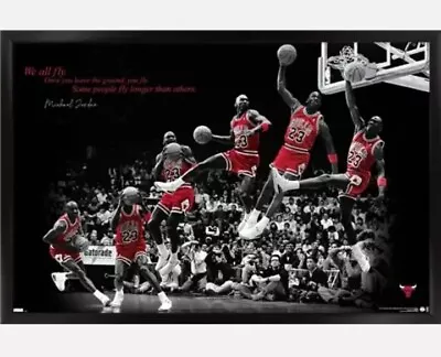 Michael Jordan - Fly Poster • $17.99