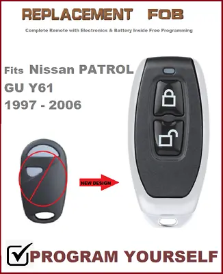 For NISSAN PATROL Y61 GU KEY LESS ENTRY REMOTE FOB Central Locking  1997 - 2006 • $37.50