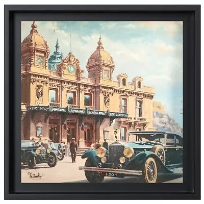 Le Casino De Monaco - 30 Cm X 30 Cm • $270.51