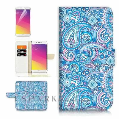 Abstract Pattern TPU Phone Wallet Case Cover Optus X Start 2 - 31188 • $13.99