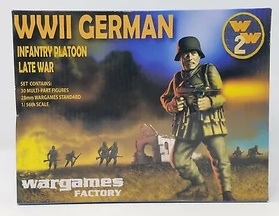 Wargames Factory WWII German Army Infantry Platoon Late War SEALED 28mm • $126.44