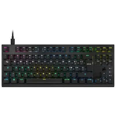 Corsair K60 PRO TKL RGB Tenkeyless Optical-Mechanical Gaming Keyboard UK Layout • £74.99