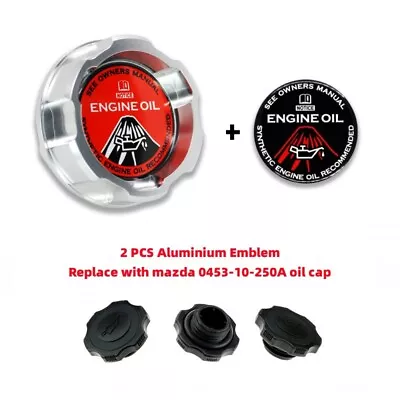 Aluminum ENGINE Oil Cap For Mazda RX8 MIATA PROTEGE 626 323 Mazdaspeed JDM RX7 • $16.99