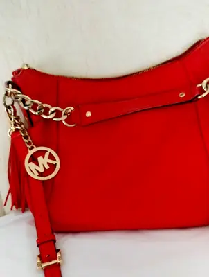 Michael Kors Crossbody Handbag Orange-Tangerine 9x12x4 • $90