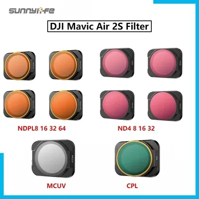 $90.41 • Buy For DJI Mavic Air 2S Lens Filters CPL/ MCUV/ NDPL Set Mavic Air 2S Accessories