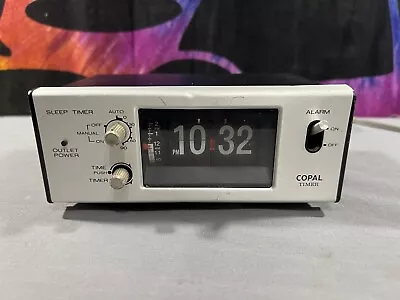 Vintage 1970s Copal MG-111 Flip Number Table Digital Timer Alarm Clock • $80