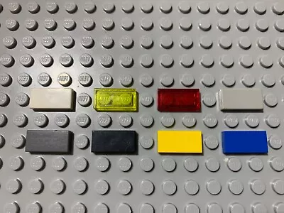 LEGO Parts 3069 (8pcs) Tile 1x2 W Groove Choose Color • $0.99