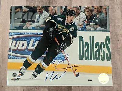 Mike Modano Signed 8x10 Photo File COA HOF Dallas Stars Red Wings USA North C • $49.99