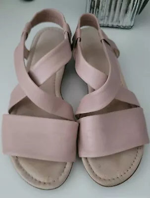 Gabor Nude Leather Sandals  Size 6.5. Hardly Worn • £15