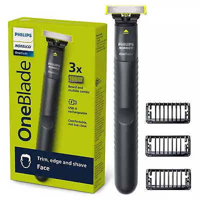 Philips Norelco Oneblade Original Face Electric Razor And Styler QP1424/70 • $21.55