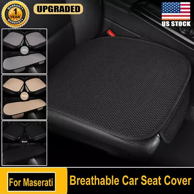 Comfortable Car Seat Covers Breathable Ice Silk Front/Rear Cushions For Maserati • $14.98