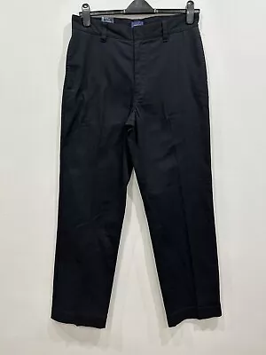 GANT Men’s D1 Loose Fit Chinos Marino Black Pocket Trousers Waist 33 / 32 New • £20