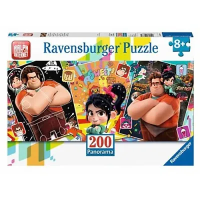 Ravensburger Disney Ralph Breaks The Internet 200 Piece Panorama Jigsaw Puzzle • $9.99
