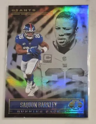 $6.90 • Buy Saquon Barkley New York Giants Panini Card Nfl Gridiron Refractor Running Back