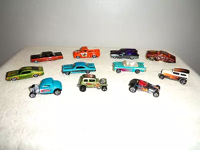 Vintage Lot Of (11) 1997-2009 Hot Wheels/Matchbox  Hot Rods  1:64 Diecast Cars • $10