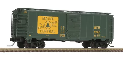 Atlas N Scale 1932 ARA 40' Steel Boxcar Maine Central/MEC (Green/Yellow) #4851 • $24.99