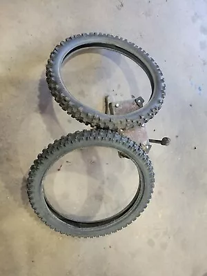 Pirelli Dunlop 80/100-21 Front Motocross Tires Used Good Shape • $75