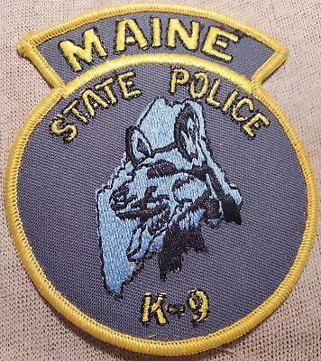 ME Maine State Police K-9 Unit Shoulder Patch • $6.25