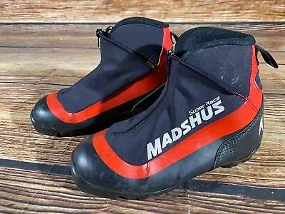 Madshus Super Race Nordic Cross Country Ski Boots Size EU34 For NNN Bindings • $33.58