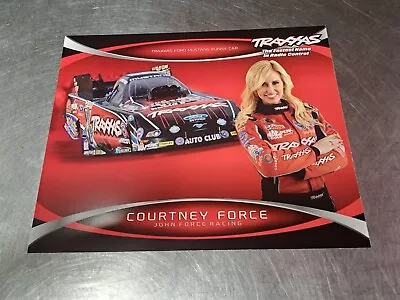 NHRA Courtney Force Promotional Card Handout 8x10 • $14.99