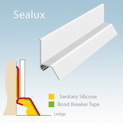 Sealux Base Seal Trim IPSL Sealing Kit For Shower Tray/Bath Edge • £50