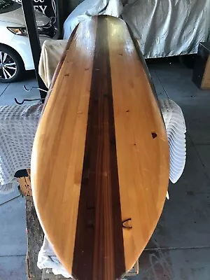 Beautiful Classic 8'0  Solid Exotic Wood Surfboard  • $1395