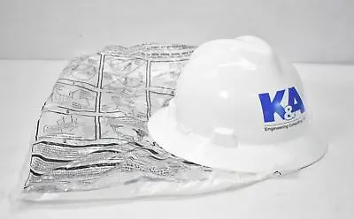 MSA Safety V-Gard Construction Hard Hat Helmet White Medium Size Branded • $19.99