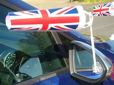 £4 • Buy Union Jack Car Flag - Wingmirror Or Any Flat Surface -  £4 Inc 1st Class P&p