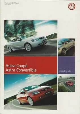 Vauxhall Astra Coupe & Convertible 2003-04 UK Market Sales Brochure • $29.87