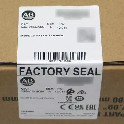 Allen Bradley Micro870 PLC 2080-LC70-24QBB Ethernet I/P Controller • $760