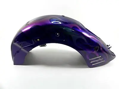 2002 Honda VTX1800 R Rear Fender - Purple Flames 80110-MEA-670 80110-MCV-S10 • $249.99