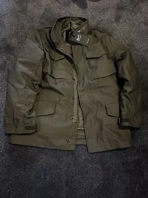 Brandit Kids M-65  Field Jacket Warm Parka Military Coat Olive 11-12 Years BNWT • £35