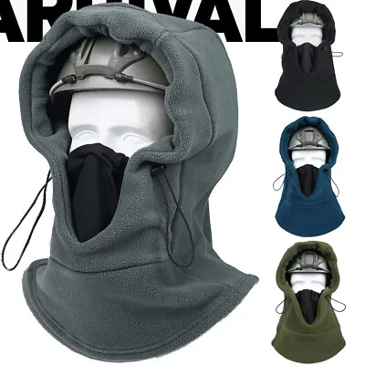 Winter Fleece Windproof Mask Ski Helmet Headwear Motorcycle Neck Scarf Balaclava • $12.99