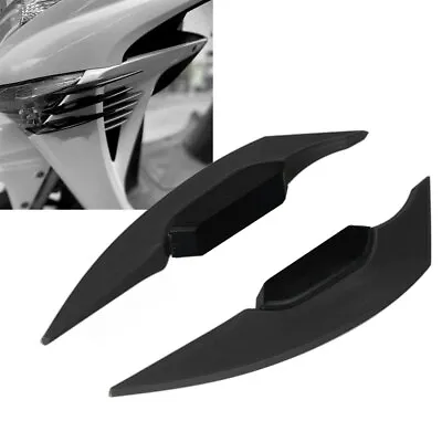 $11.28 • Buy Motorcycle Winglet Aerodynamic Spoiler Wing Adhesive Stickers Decal Accessories