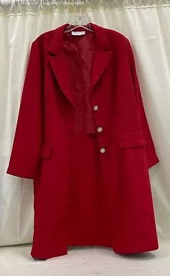 Morning Side Women Red Vintage Over Coat • $12.99